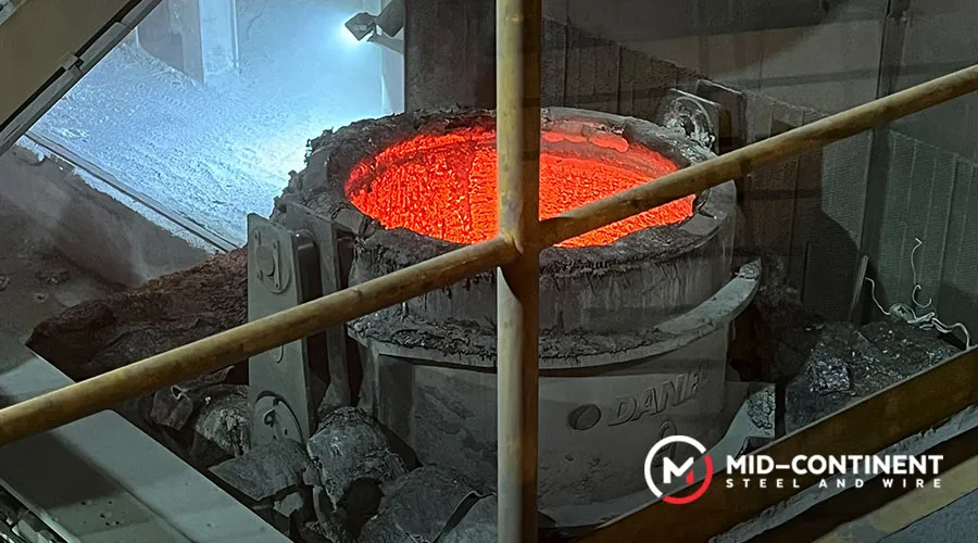 We manufacture products from scrap steel 