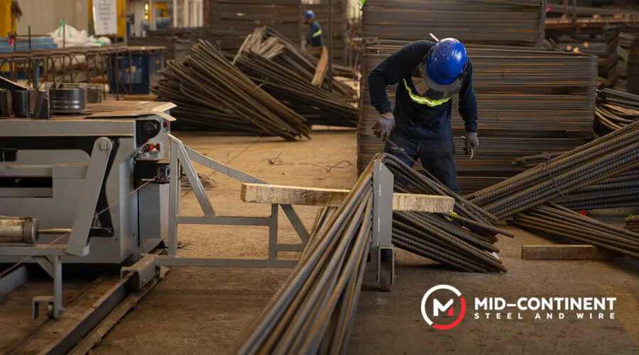 Reinforcing bars for distributors 