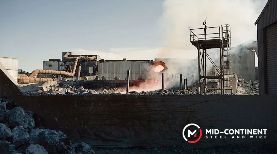 steel industry greenhouse gas emissions