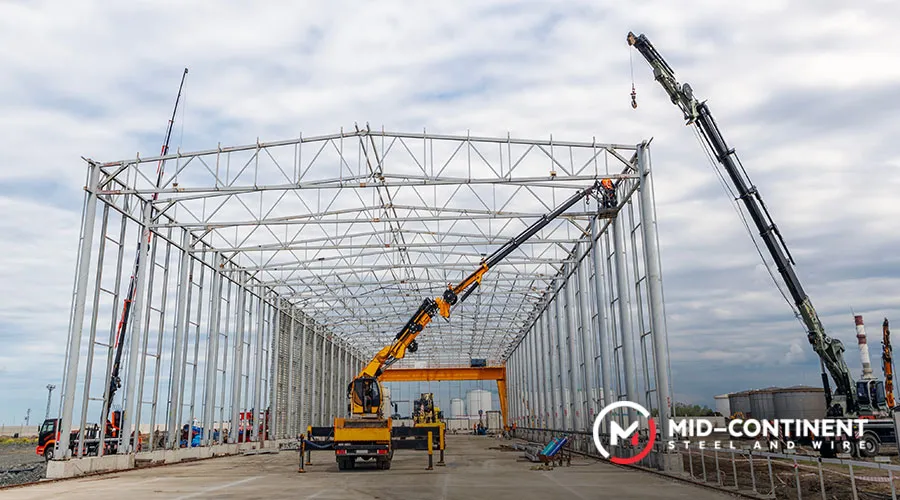 steel beams for construction 